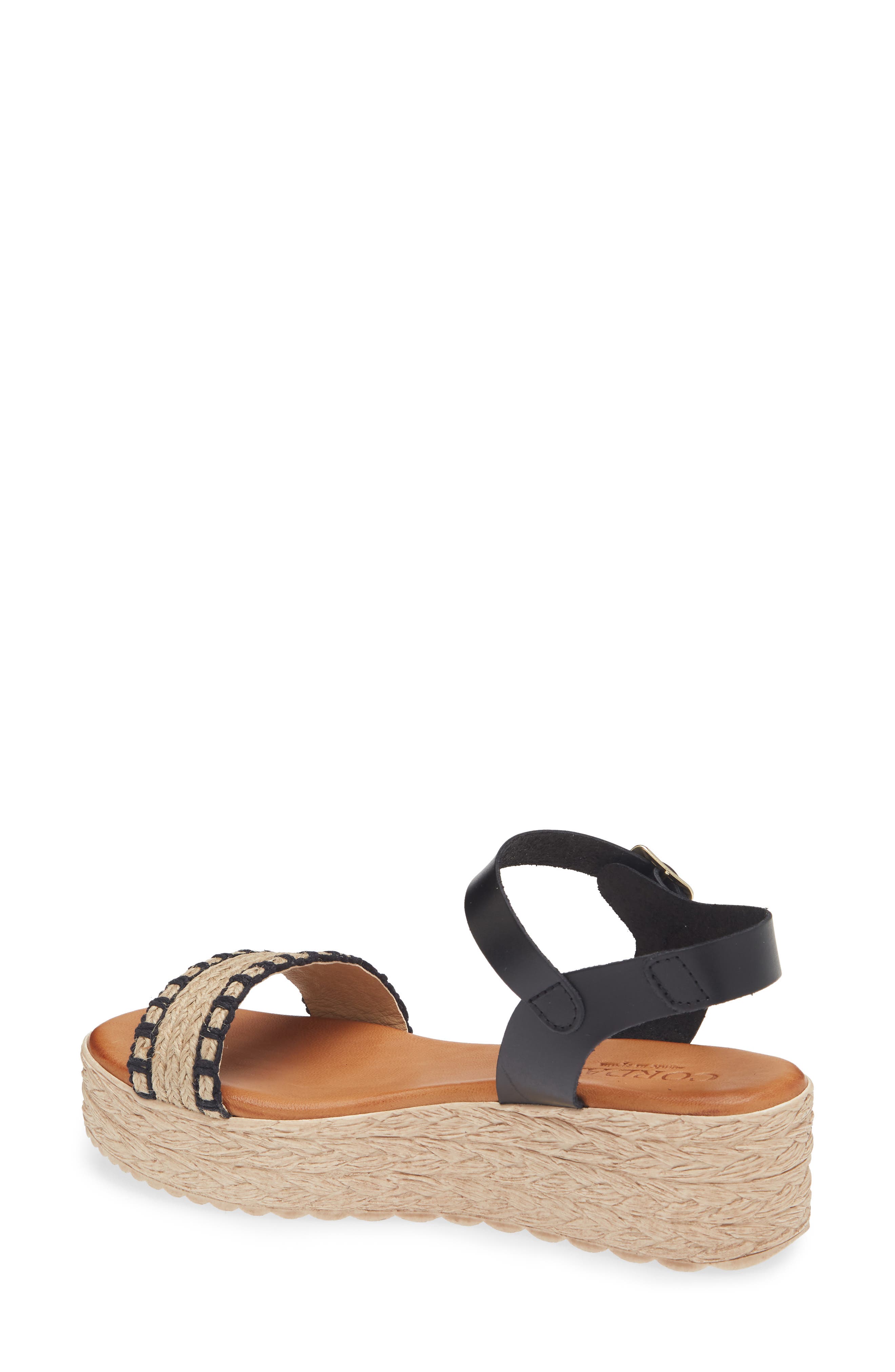 Cordani Bryce Platform Sandal, Alternate, color, Black