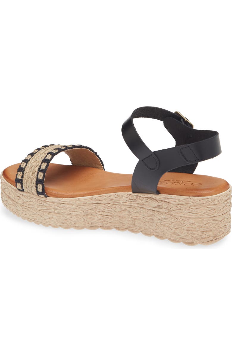 Cordani Bryce Platform Sandal, Alternate, color, Black
