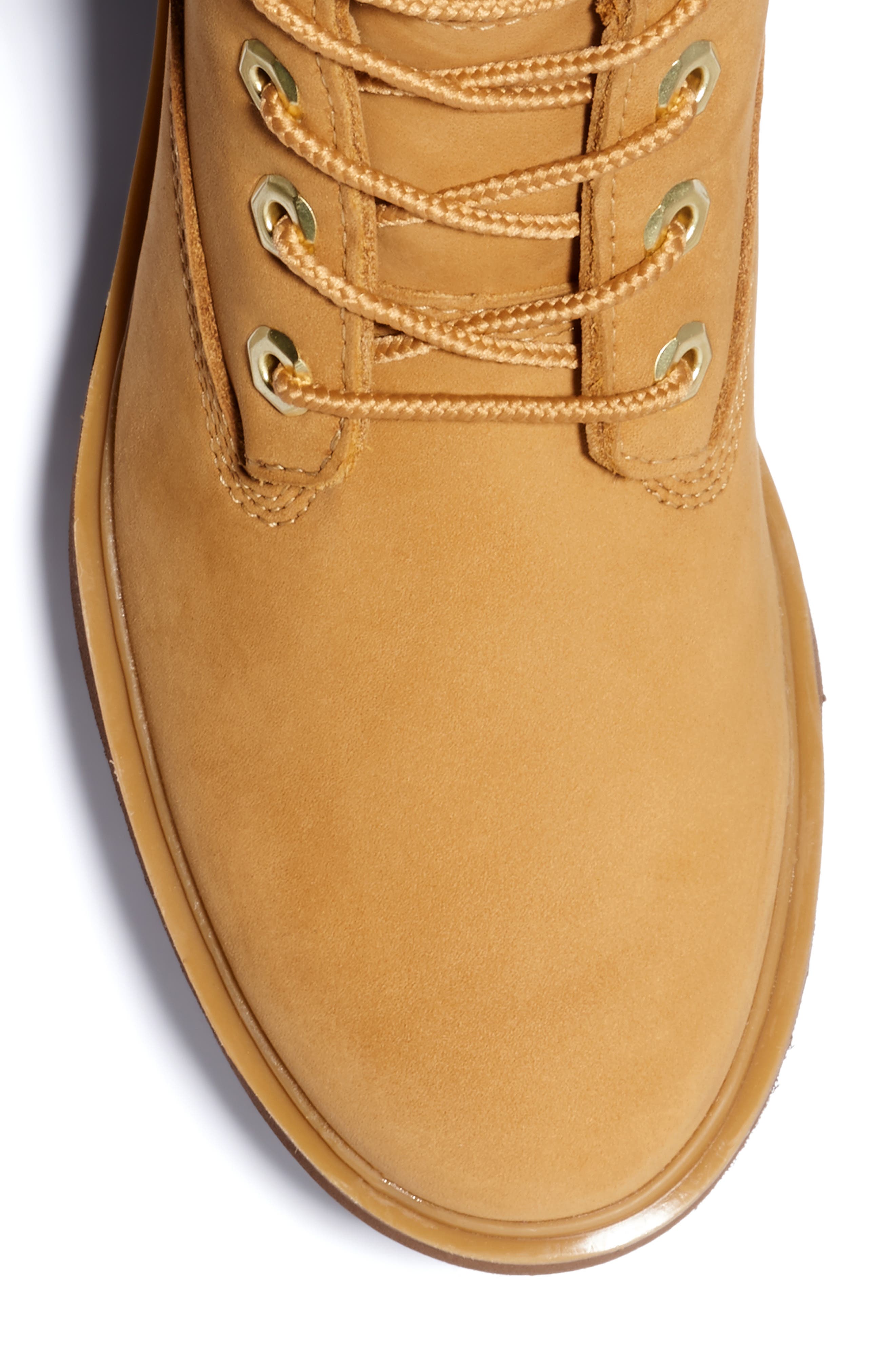 Kinsley Waterproof Bootie, Alternate, color, WHEAT/ BROWN NUBUCK LEATHER