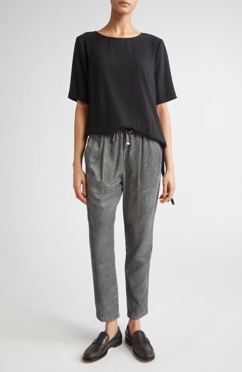 Herno Drawstring Hem T-Shirt, Alternate, color, Nero