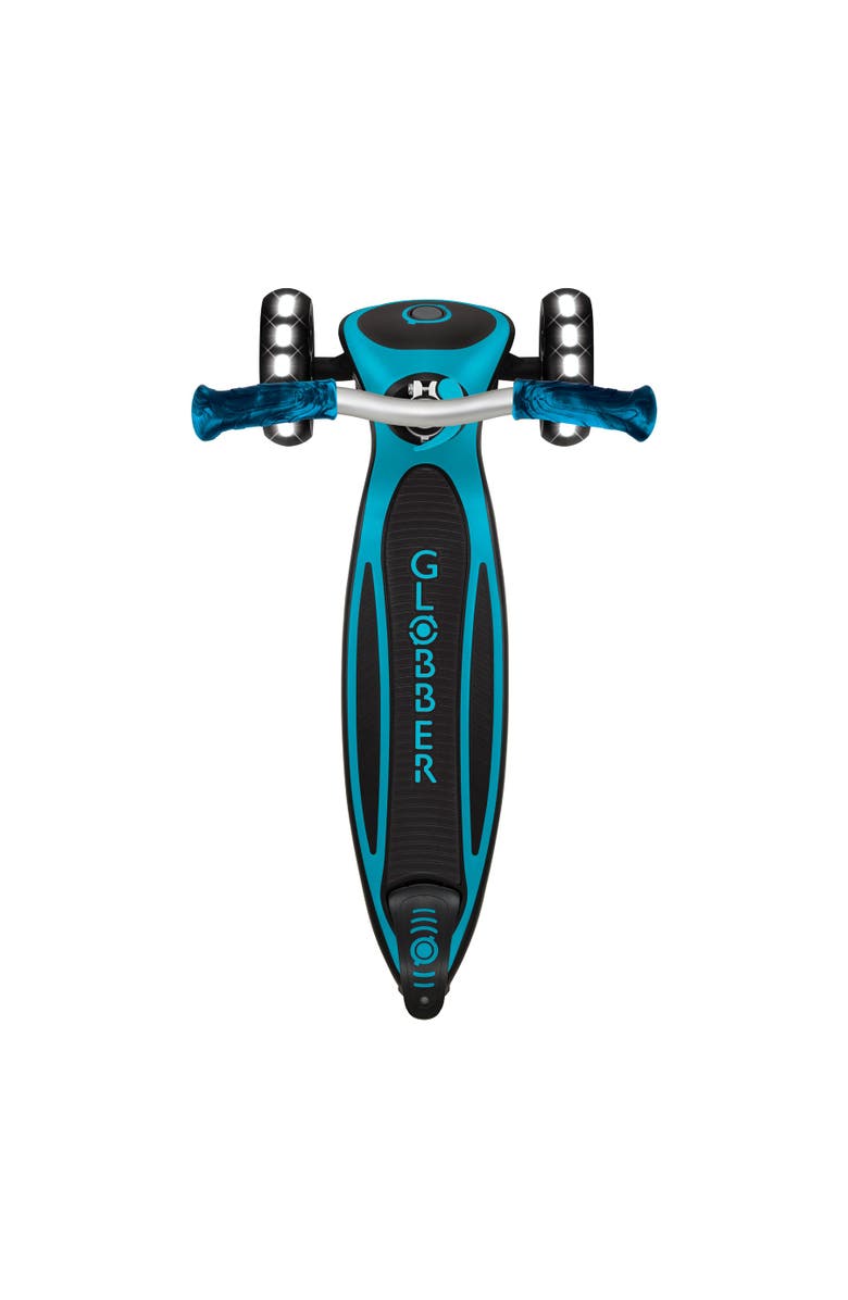 Globber Ace Lights Scooter, Alternate, color, Aqua