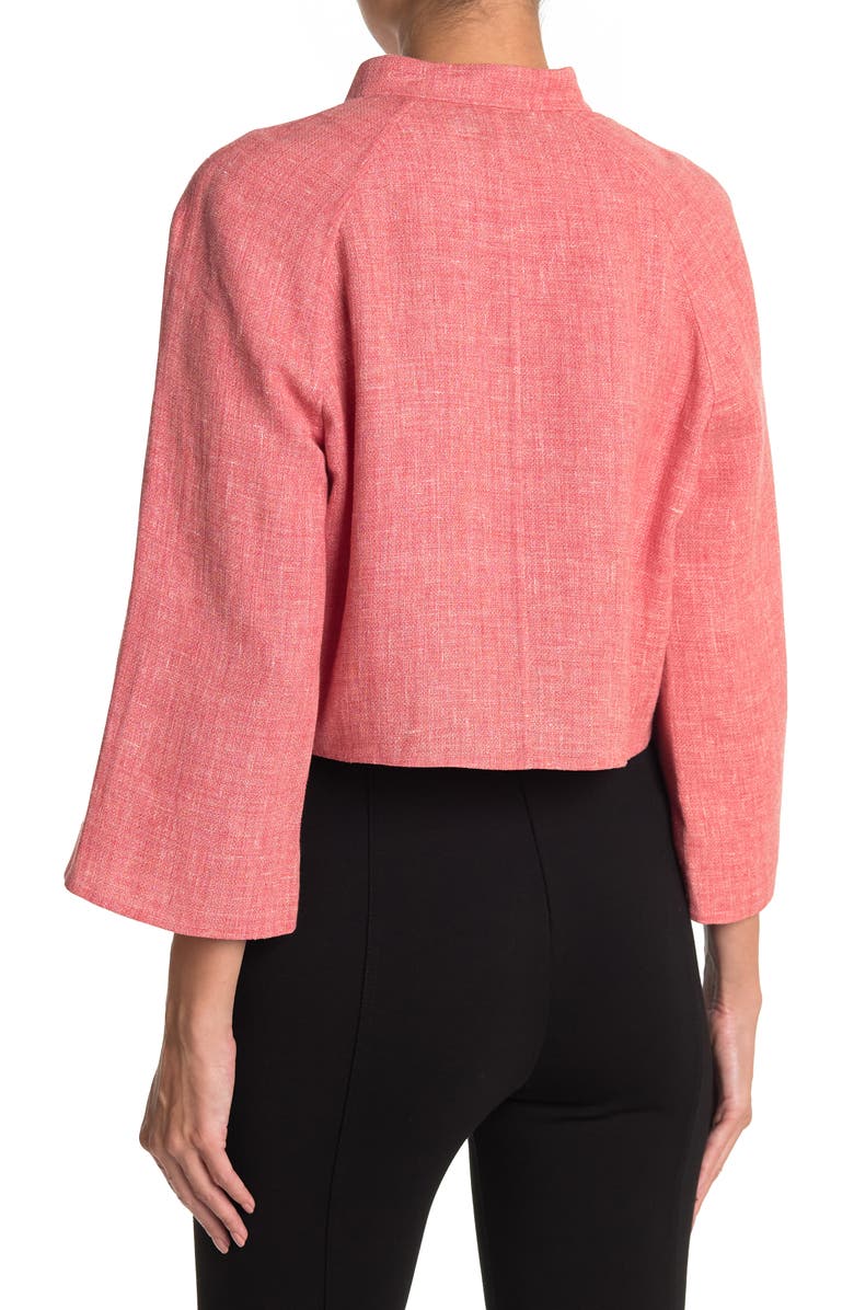 Akris Romain Cropped Wrap Jacket, Alternate, color, 