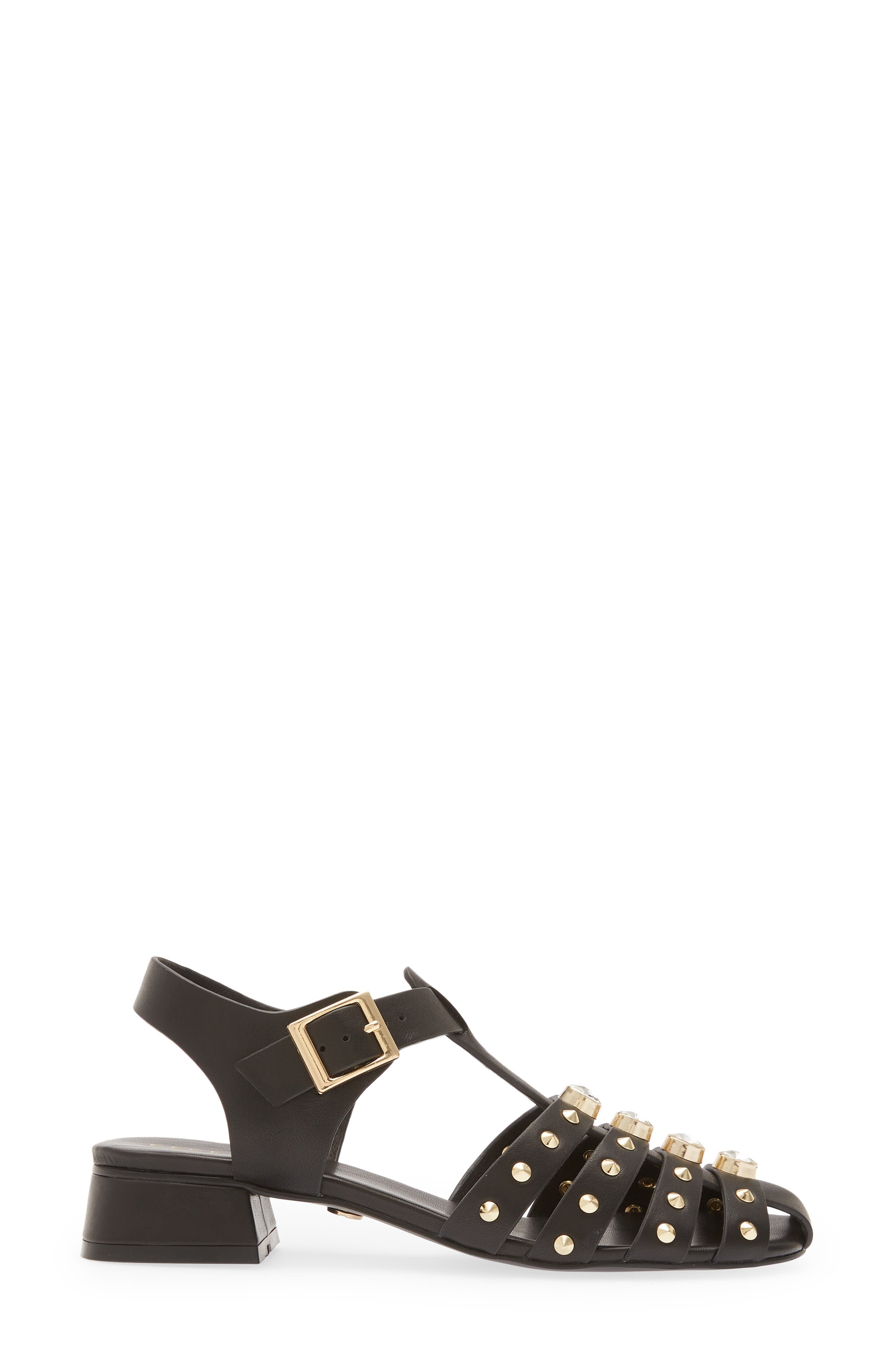 Cecelia New York Gigi Sandal, Alternate, color, Black Leather