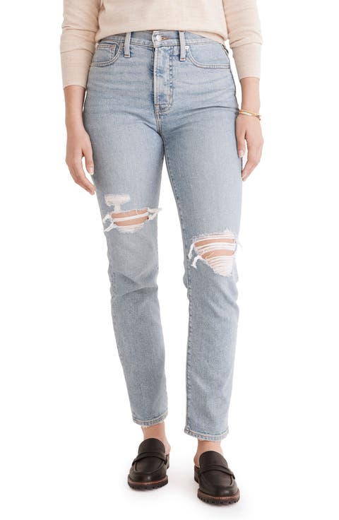 The Perfect High Waist Ripped Jeans