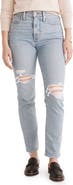 Madewell The Perfect High Waist Ripped Jeans