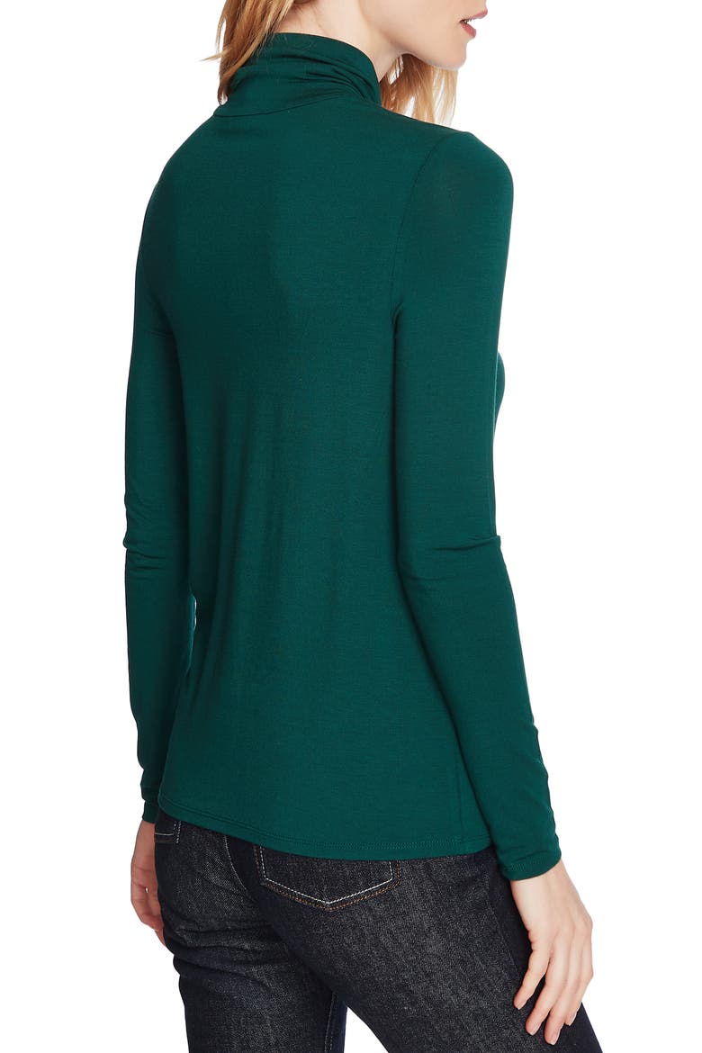 Turtleneck Top, Alternate, color, EVENING GREEN
