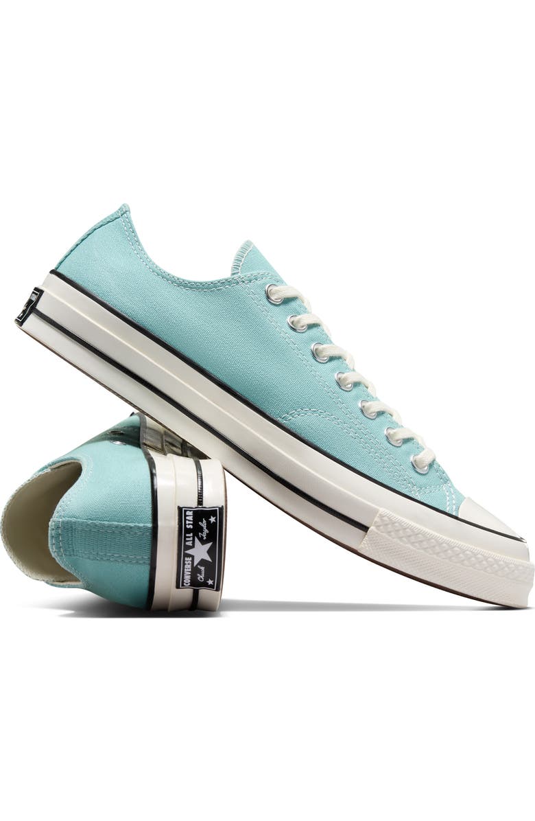 Converse Chuck 70 Oxford Sneaker, Alternate, color, Vernal Pool/ Egret/ Black