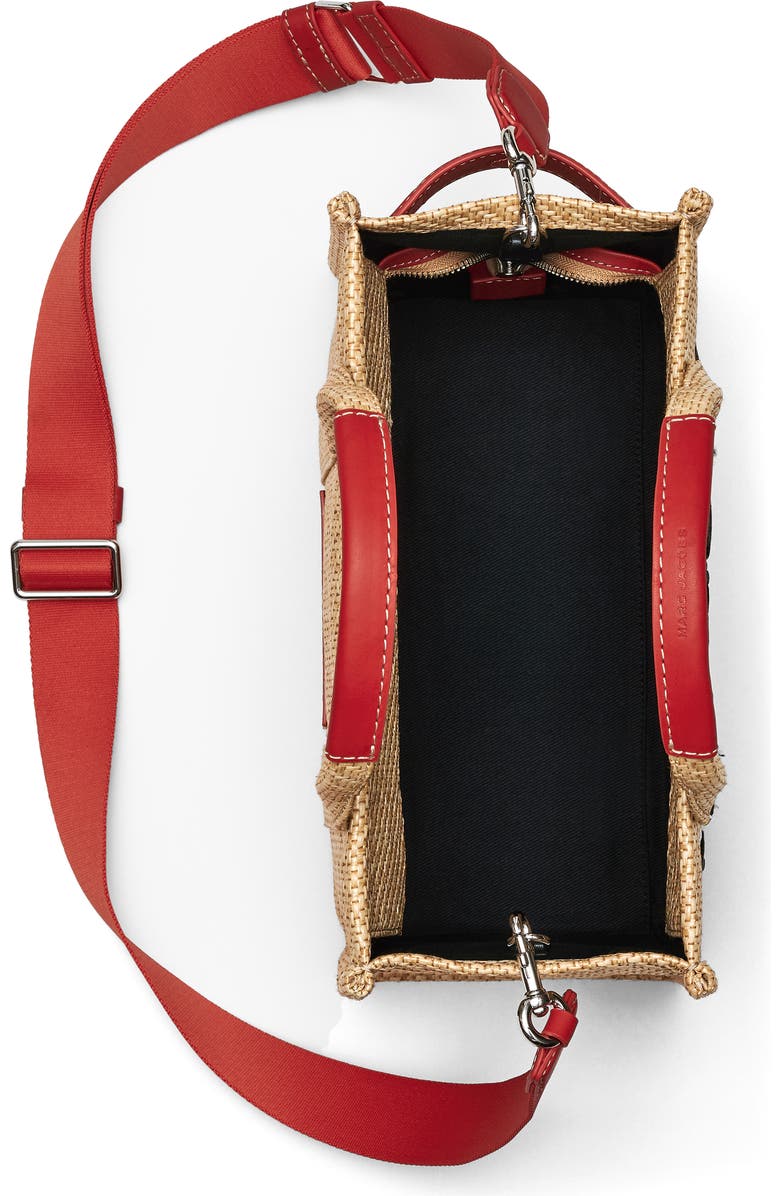 Marc Jacobs The Medium Faux Raffia Tote, Alternate, color,