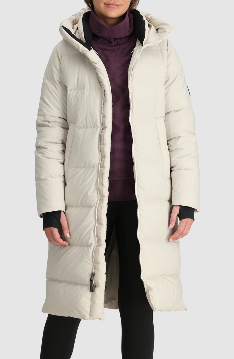 Outdoor Research Coze 700 Fill Power Down Parka, Main, color, Oyster