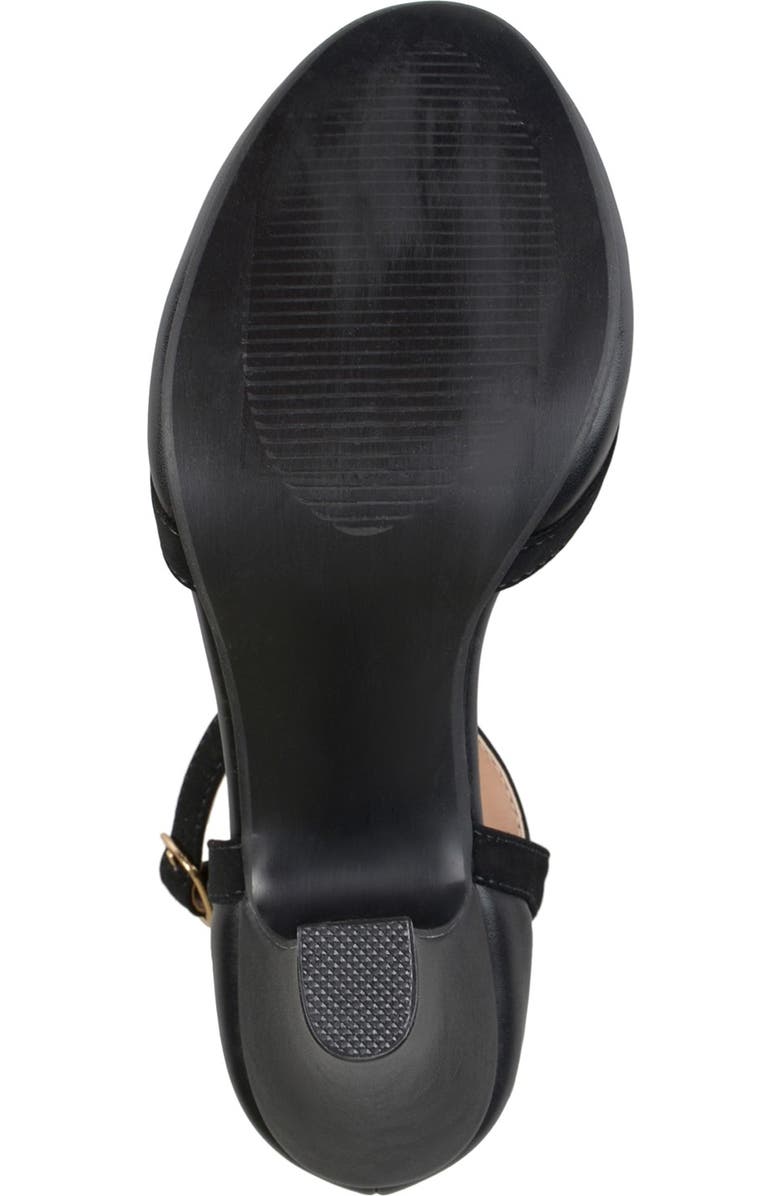 Journee Collection JOURNEE Olina T-Strap Pump - Wide Width, Alternate, color, Black