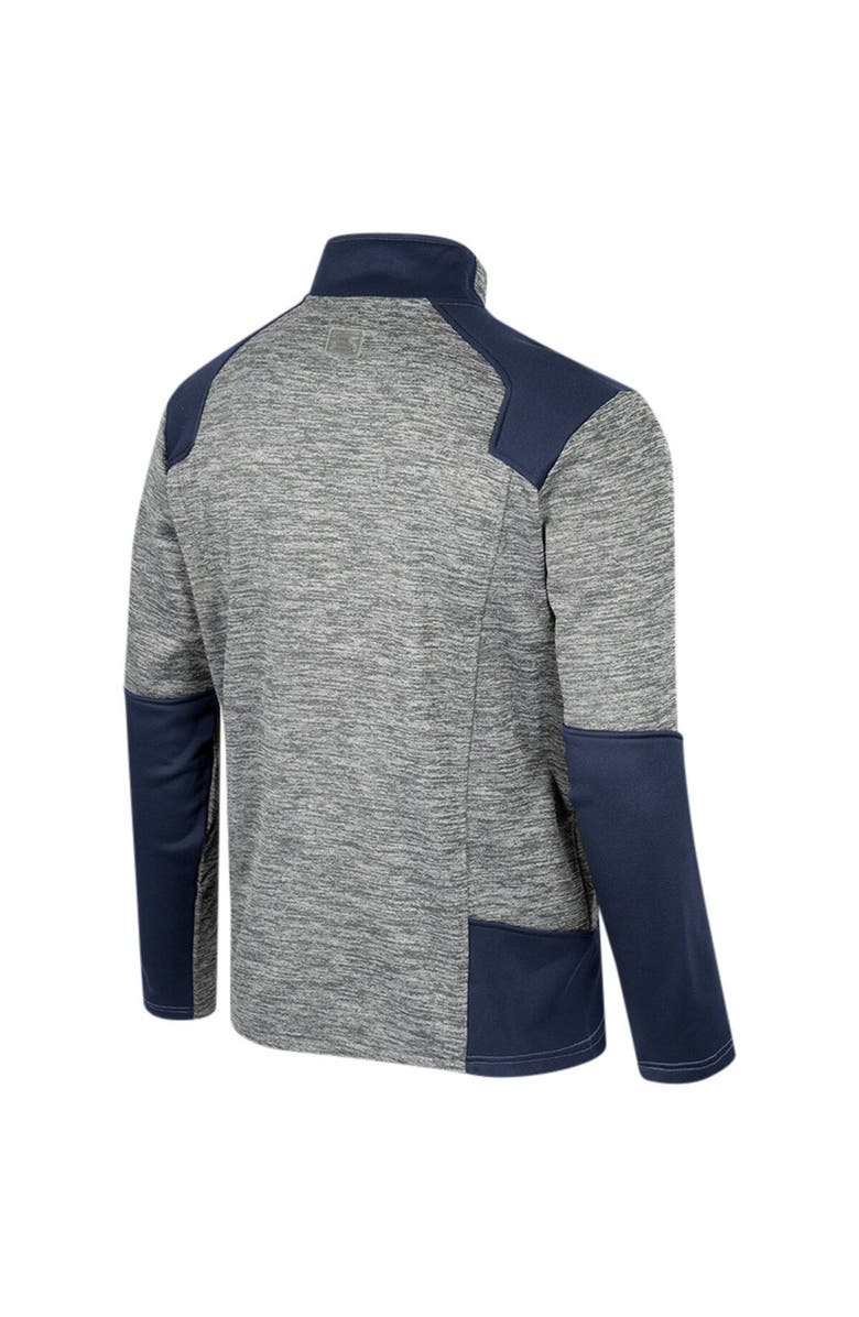 COLOSSEUM Men's Colosseum Gray Auburn Tigers Silberman Color Block Full-Zip Jacket, Alternate, color, 