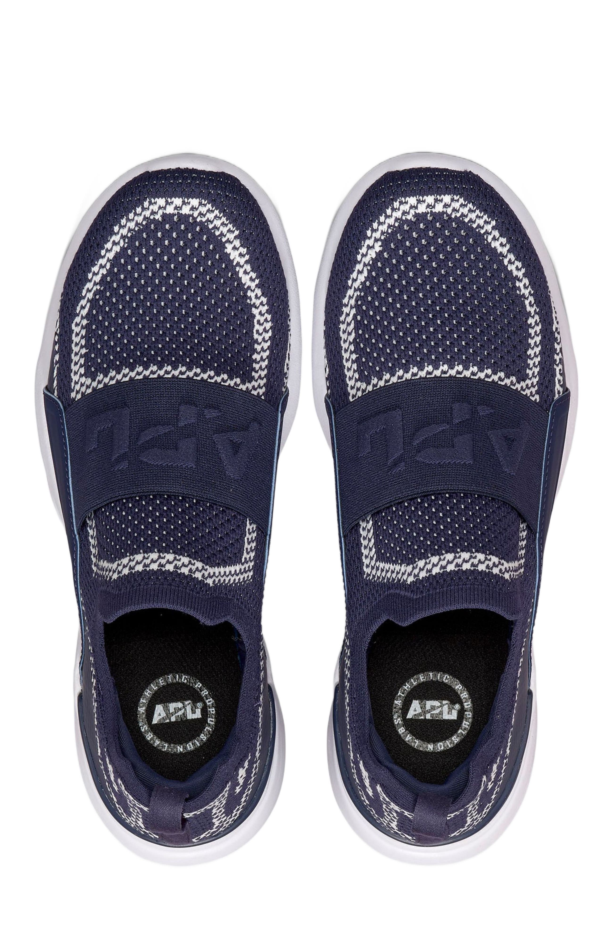 Women's TechLoom Bliss Slip-Ons, Alternate, color, Navy / White / Navy