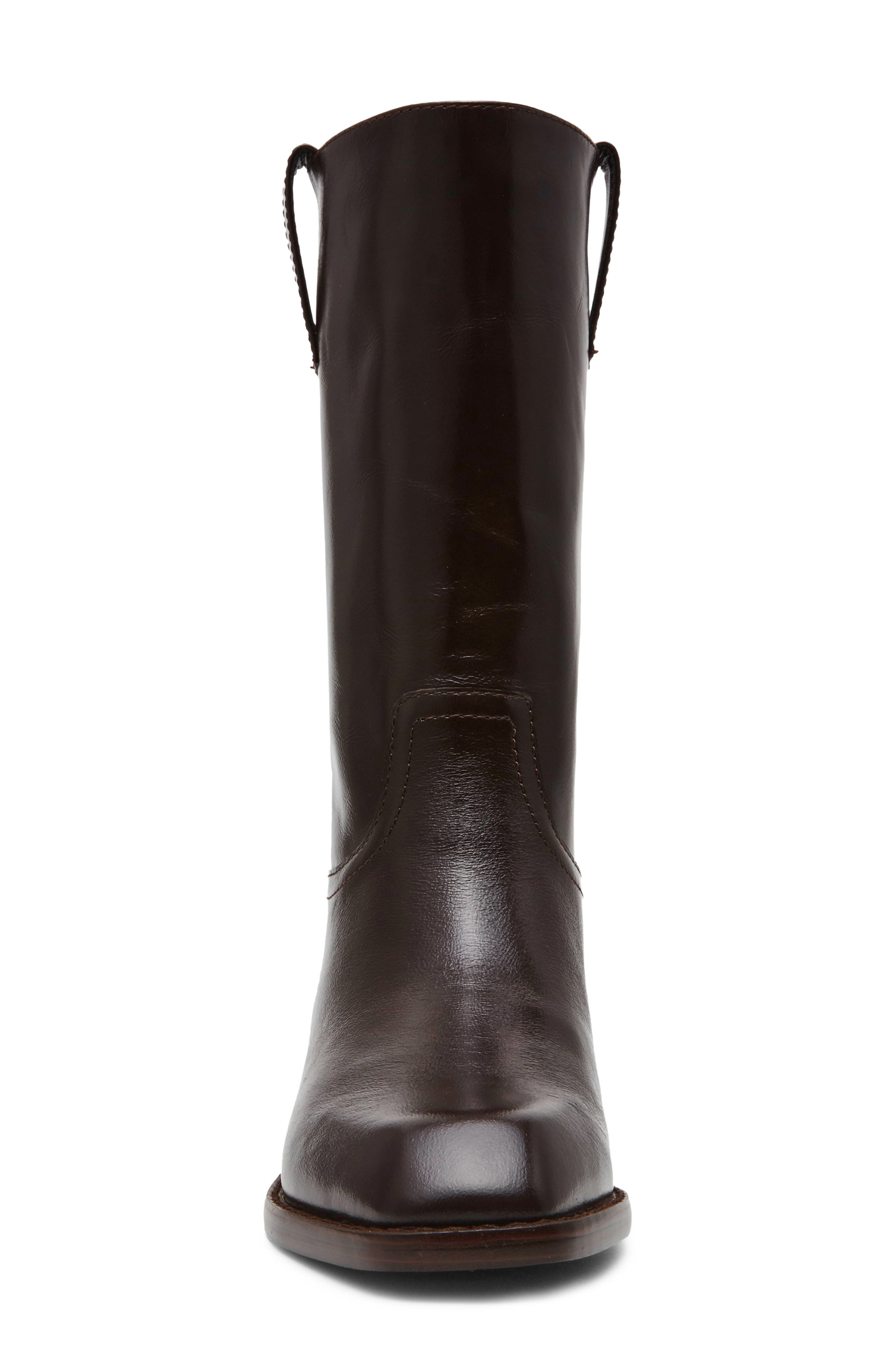 Primo Tall Leather Boot, Alternate, color, BROWN LEATHER