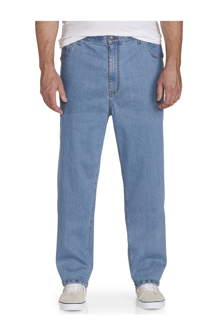 Big & Tall Continuous Comfort Stretch Jeans, Alternate, color, LIGHT STONEWASH