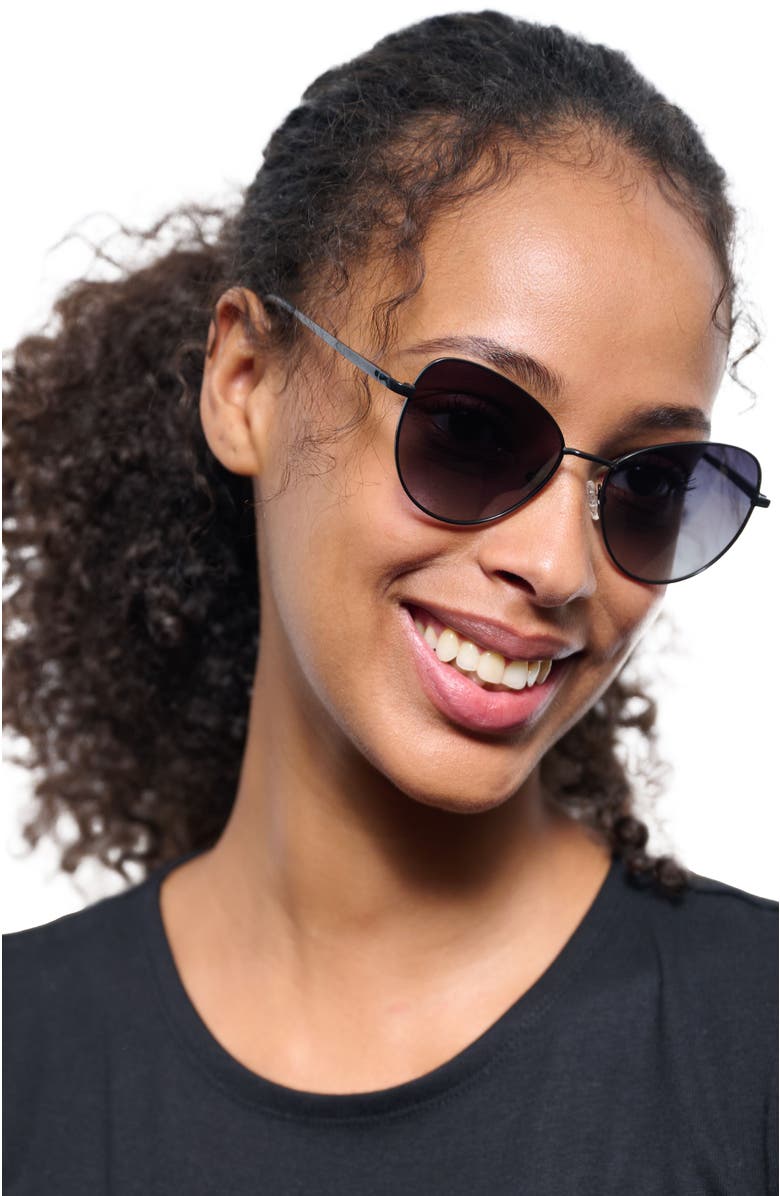 Eco Heather Sunglasses, Alternate, color, Black