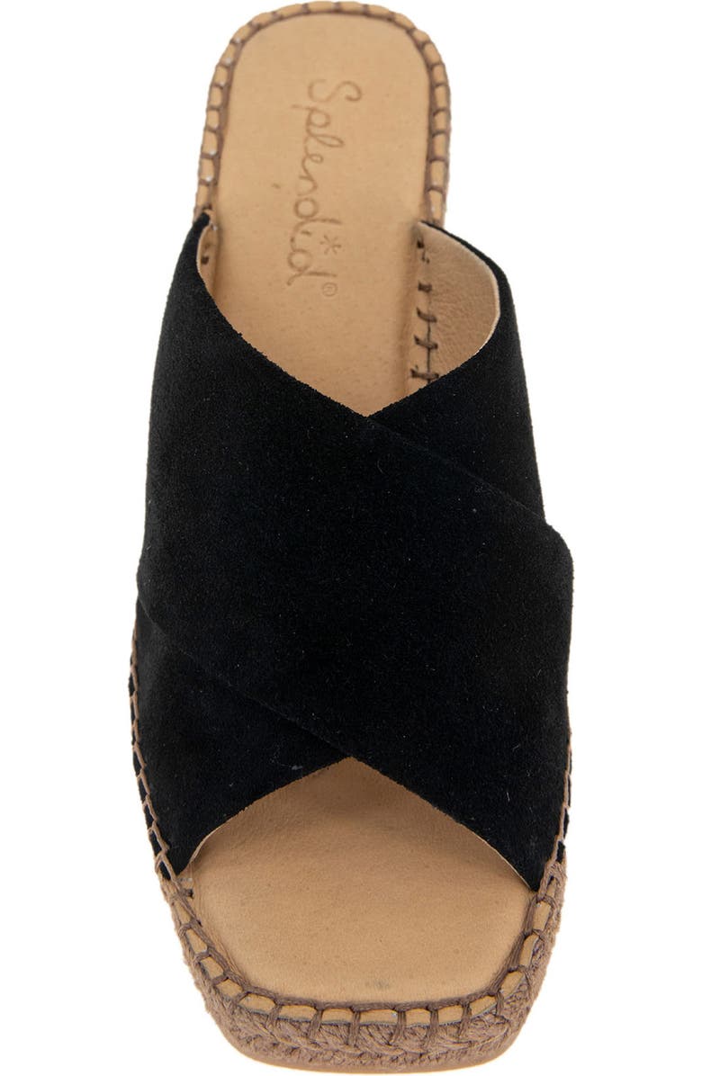Splendid Britt Espadrille Platform Wedge Slide Sandal, Alternate, color,
