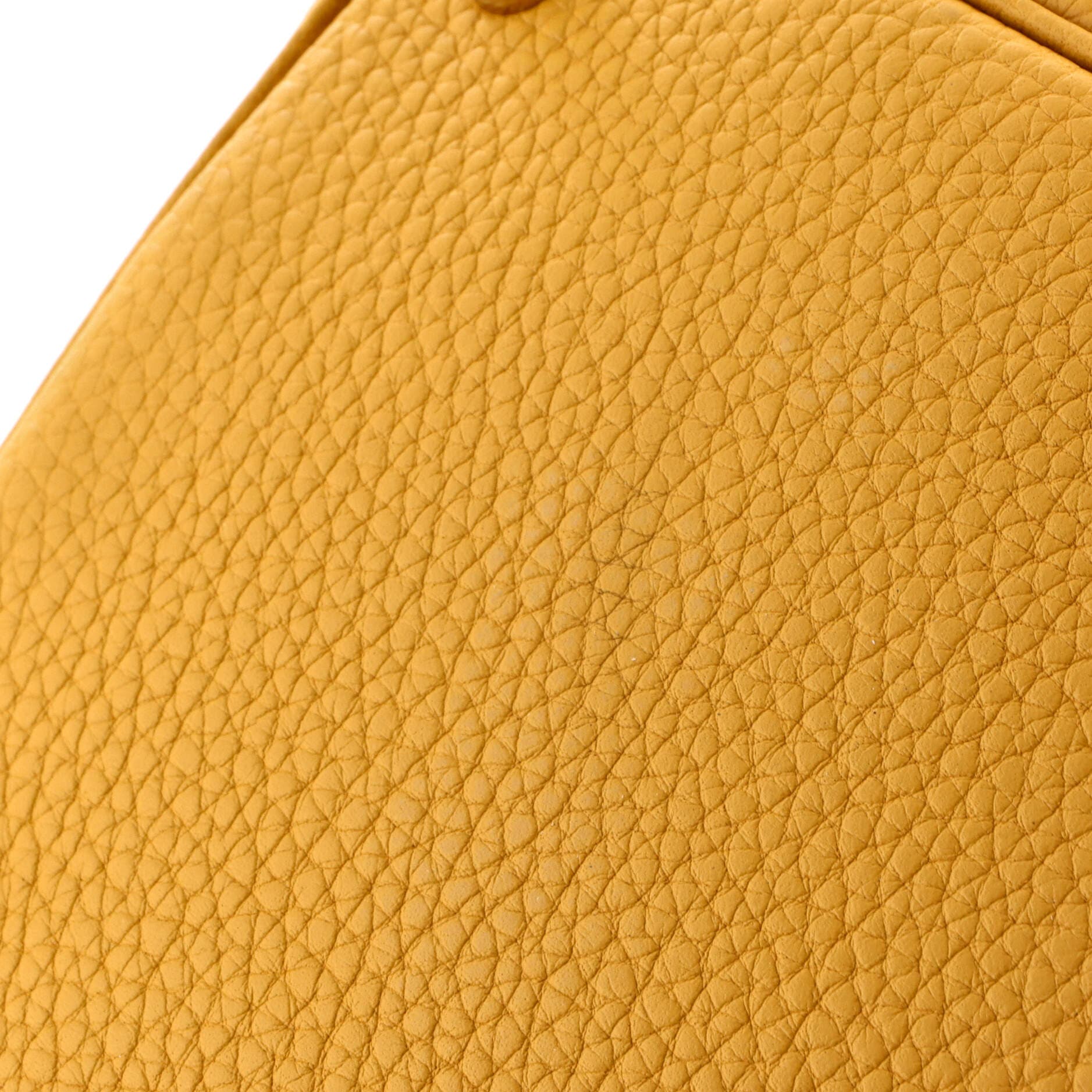 Pre-Owned Hermes Picotin Lock Bag Clemence PM, Alternate, color, Jaune Ambre