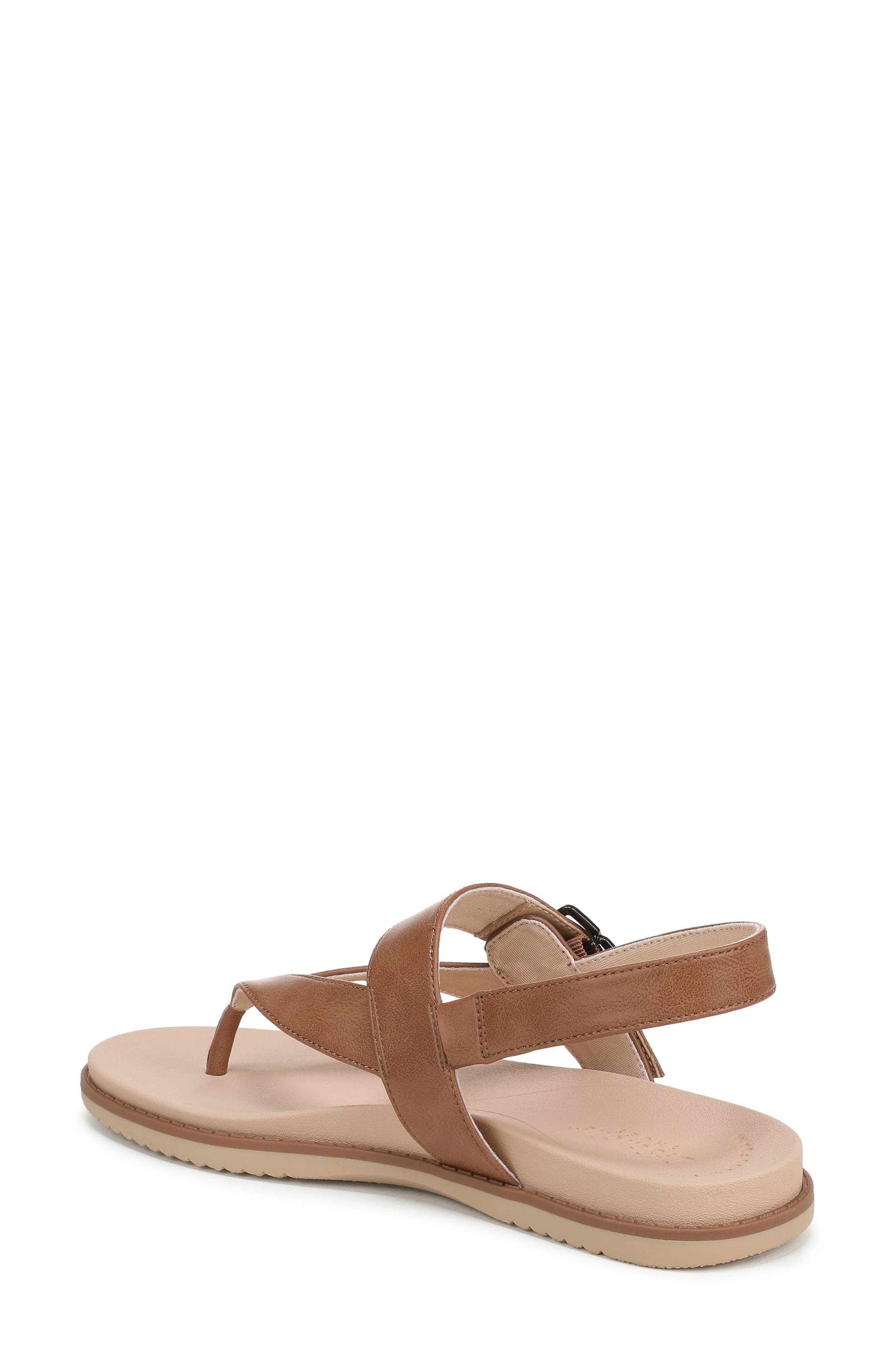 So Chill Sandal, Alternate, color, HONEY BROWN FAUX LEATHER