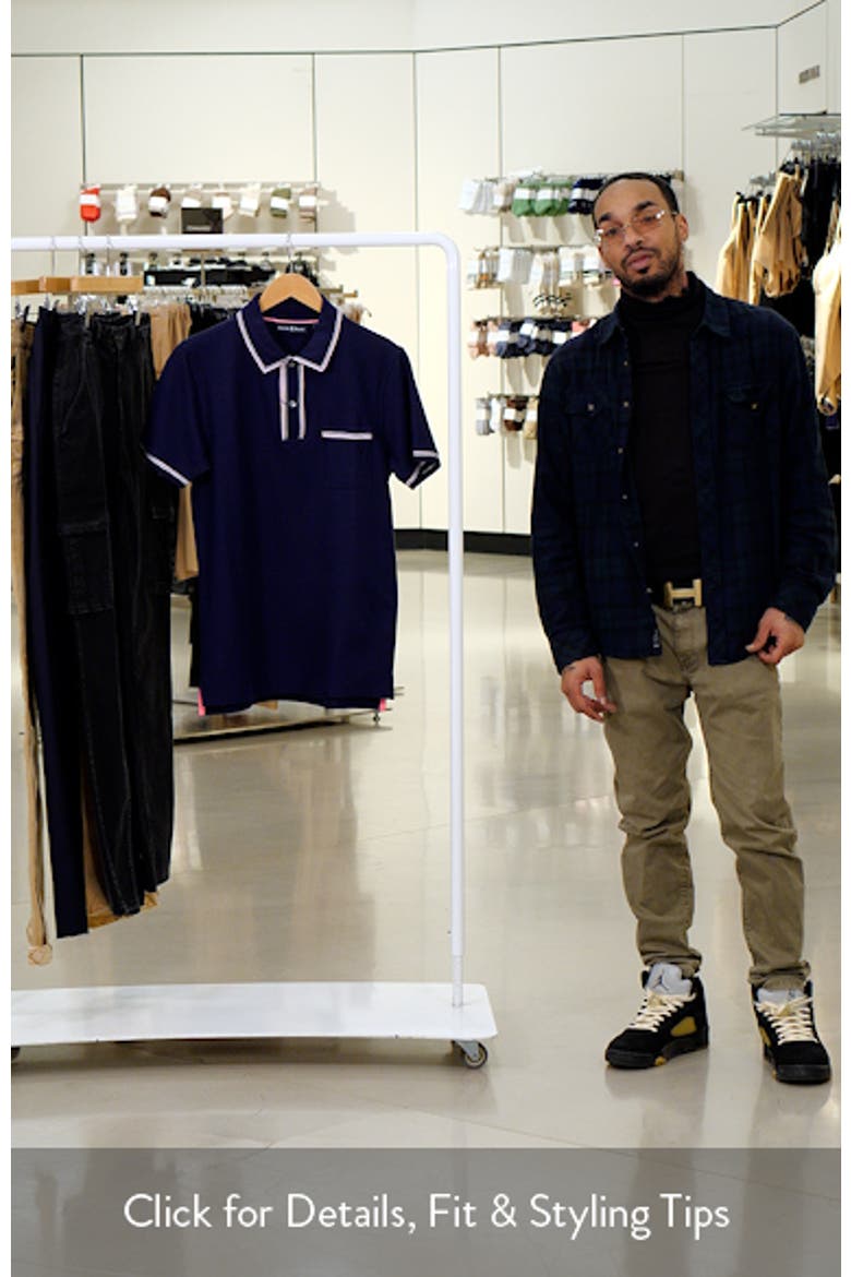 Bradford Tipped Piqué Knit Polo video