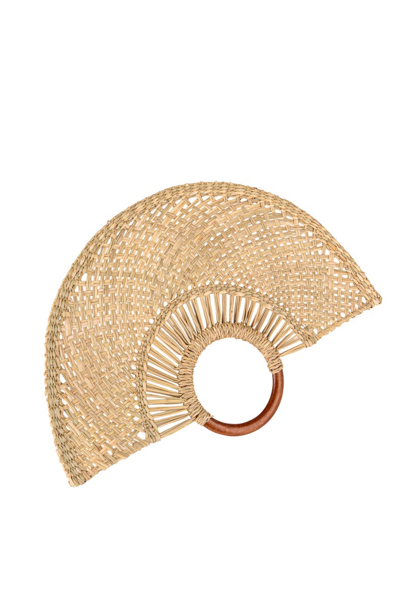 Storied Home Breezy Seagrass Fan Wall Art, Natural, Main, color, Natural