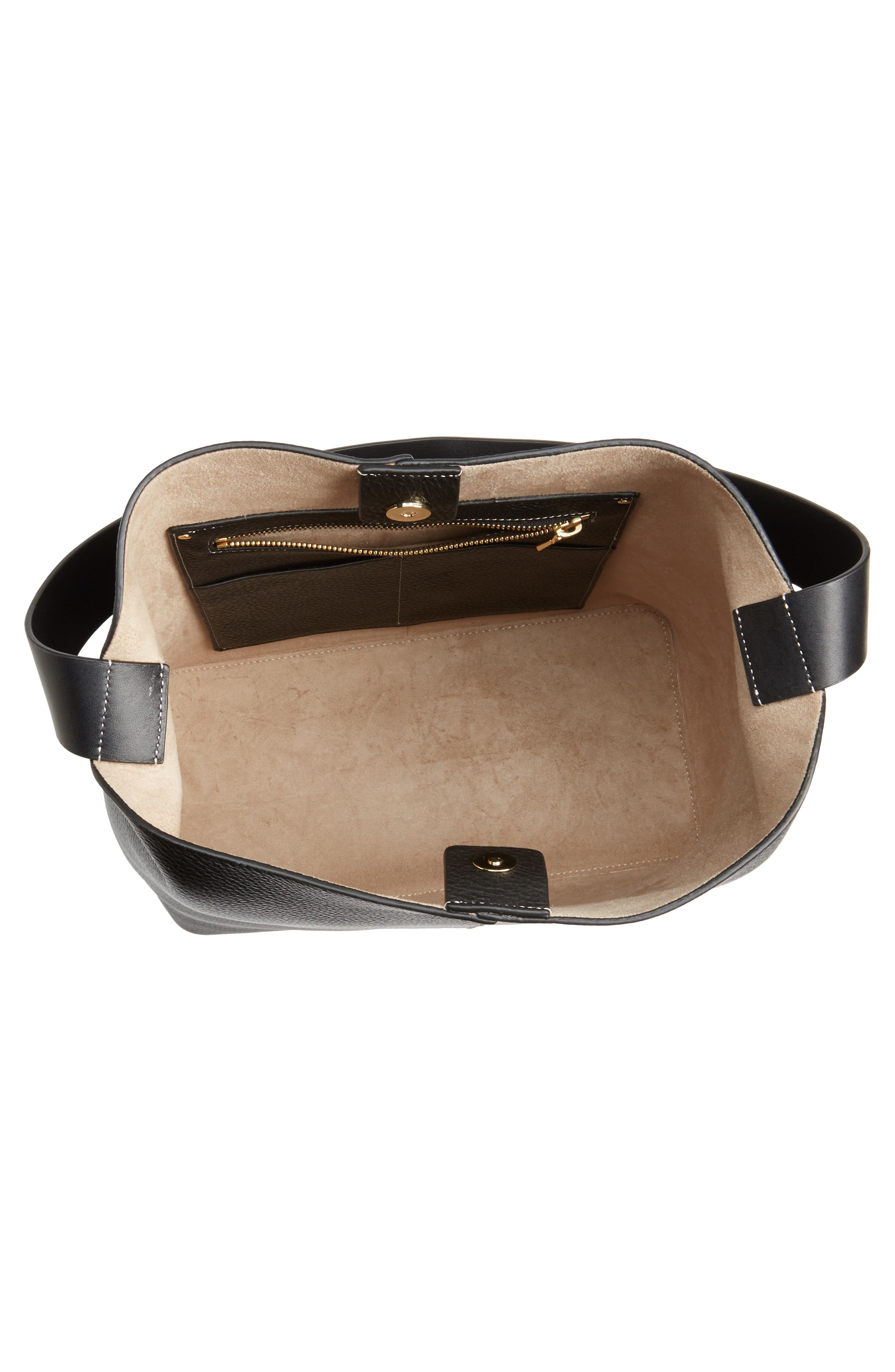 Frances Valentine Large Leather Shoulder Bag, Alternate, color, 
