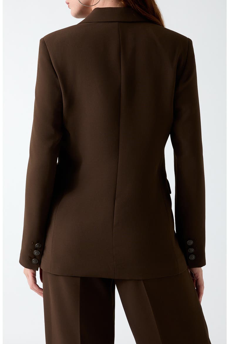 Theoline Perfect Blazer, Alternate, color, MEDIUM BROWN
