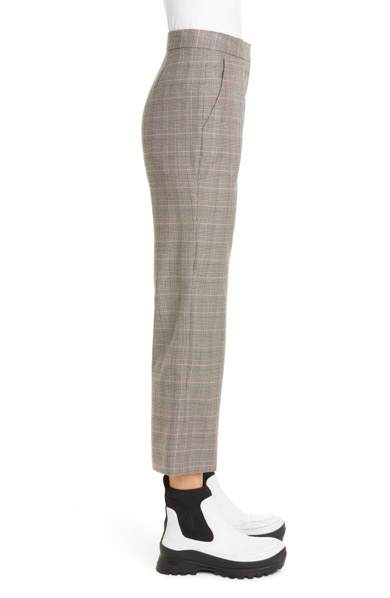 Stella McCartney Check Wool Trousers, Alternate, color, 