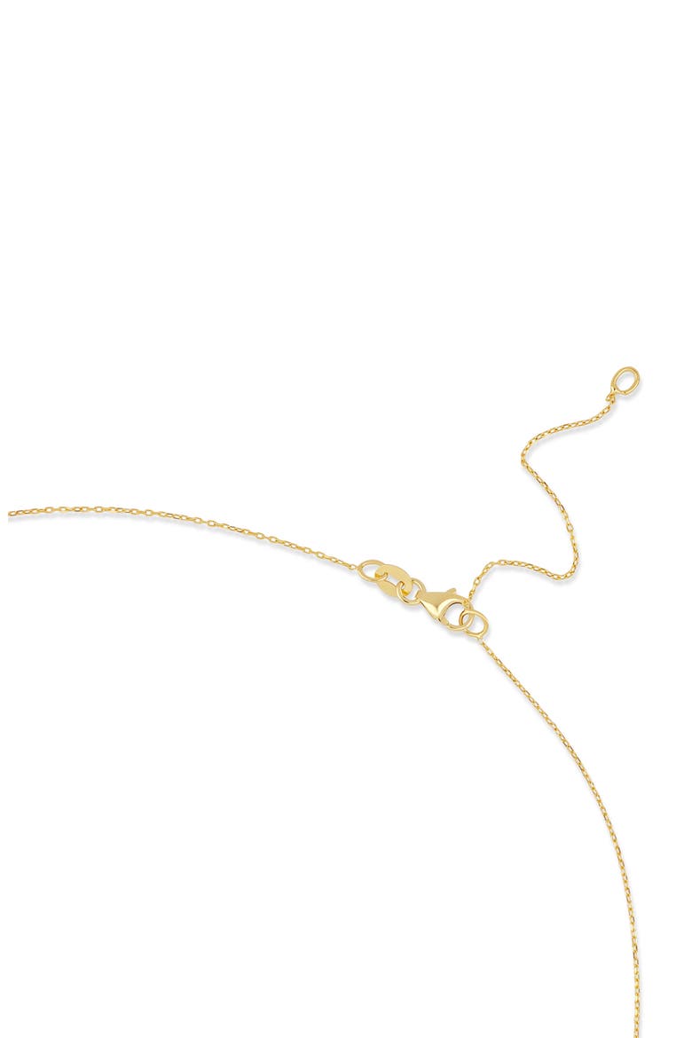 Icon 18k Gold Diamond Cross Pendant Necklace, Alternate, color, 18KY