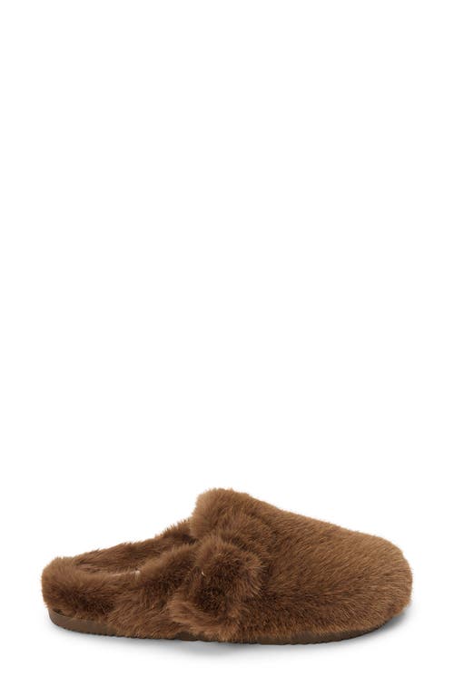 Matisse Portland Faux Fur Clog In Brown