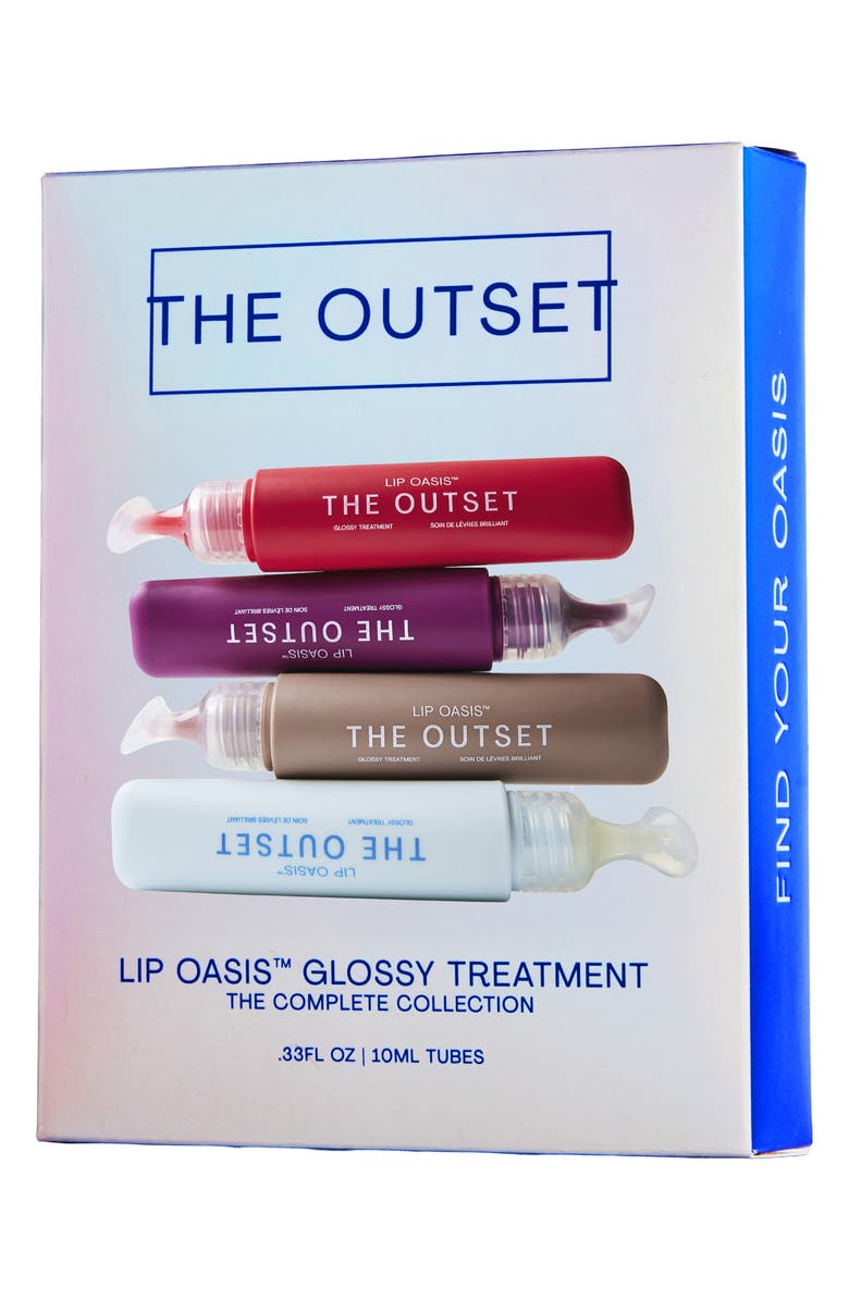 The Outset Lip Oasis Glossy Treatment The Complete Collection $112 Value, Alternate, color,