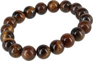 Trafalgar Raja Tiger Eye Stretch Beaded Bracelet