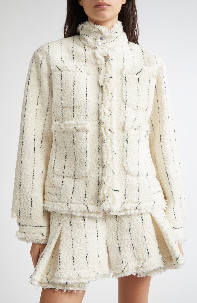 Sacai Tweed Jacket, Alternate, color,