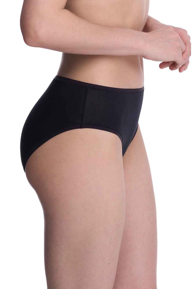 Bliss Bare Cotton Hipster 3-Pack, Alternate, color, Black