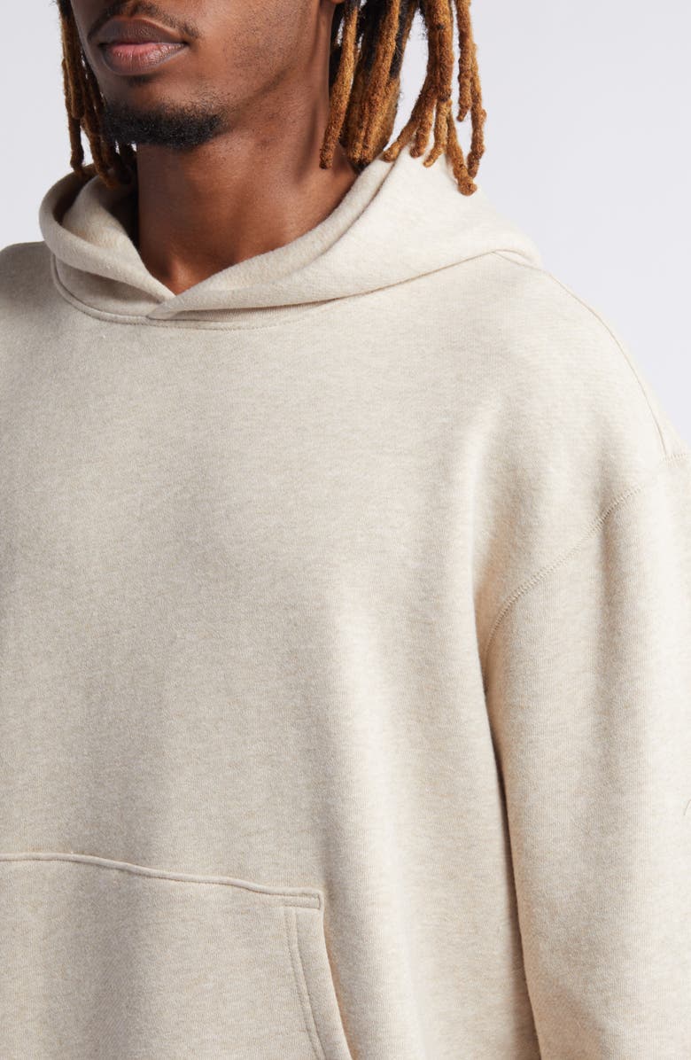 Elwood Core Oversize Organic Cotton Brushed Terry Hoodie, Alternate, color, Vintage Oatmeal