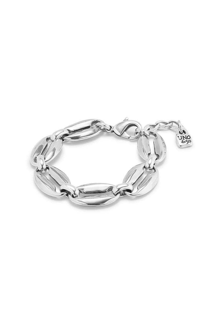 UNODE50 Small Oval Link Chain Bracelet, Alternate, color, Silver