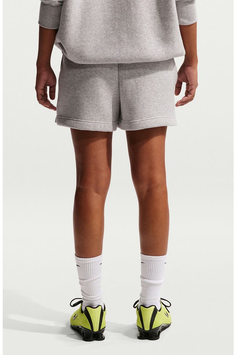 Sportswear Phoenix Fleece Mid-Rise 4-Inch Shorts, Alternate, color, 043 PRPLTM/SAIL
