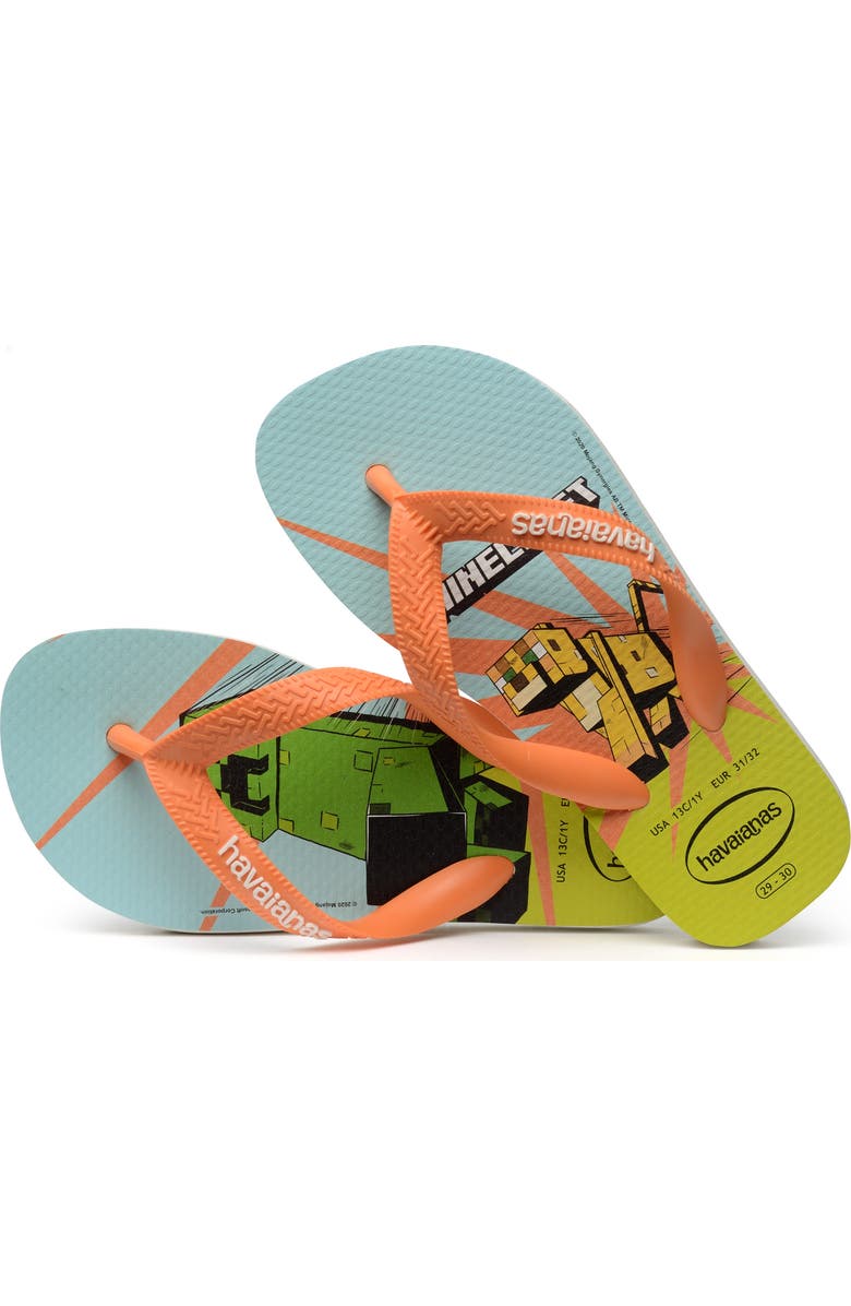 Havaianas Kids' Minecraft Sandal, Alternate, color,