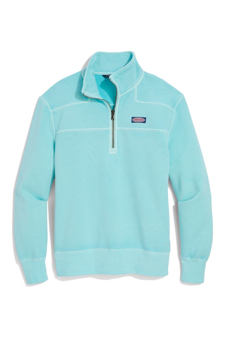 Shep Quarter Zip Pullover, Alternate, color, SHALLOW SEA