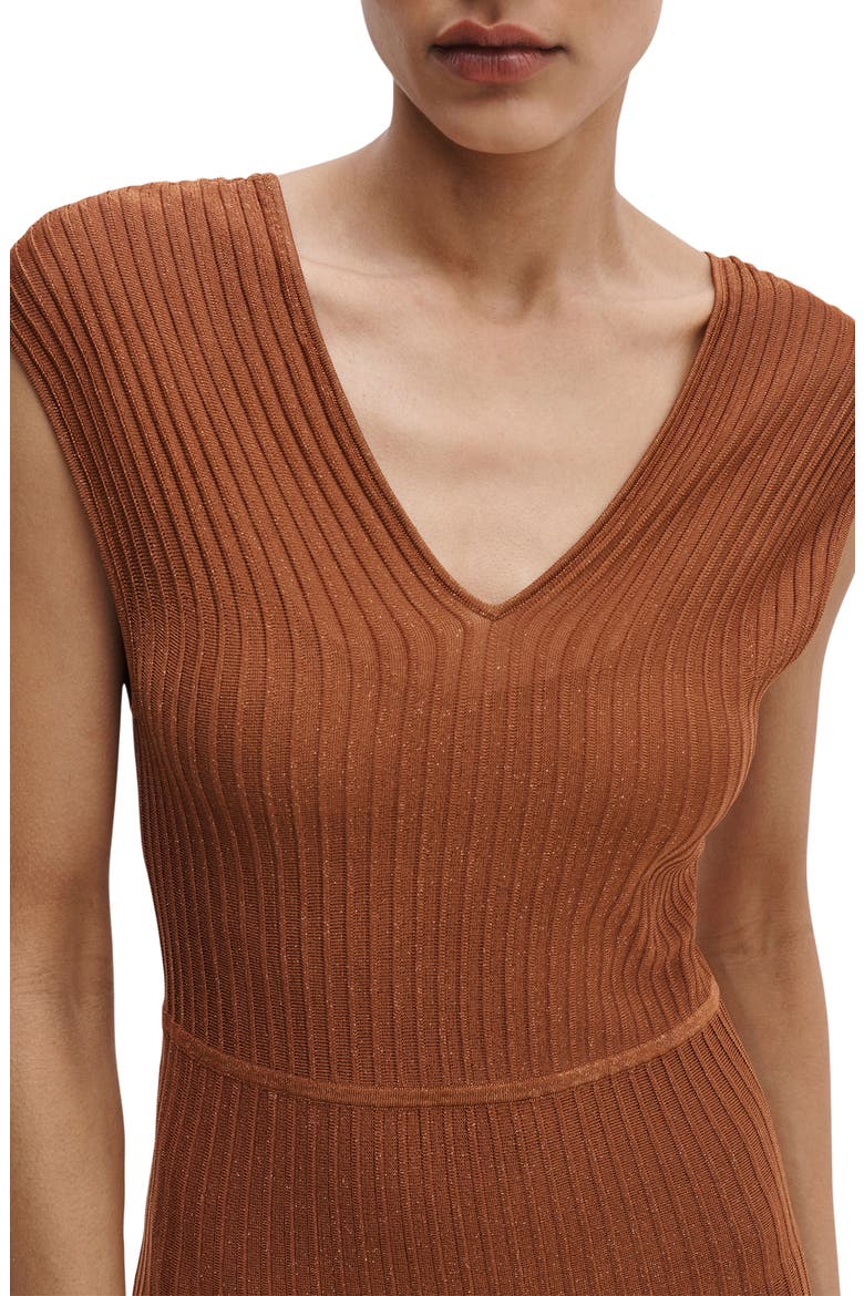 Aubrey Maxi Dress, Alternate, color, RUST