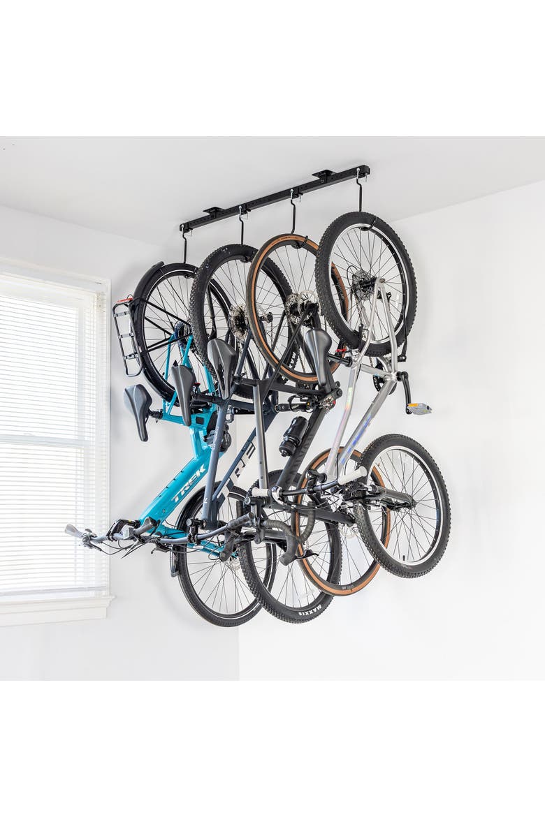 G-Bike Ceiling | Adjustable Ceiling Storage System | Holds up to 8 Bikes, Alternate, color, Black