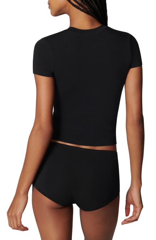 Florence By Mills Crewneck Stretch T-shirt In Black