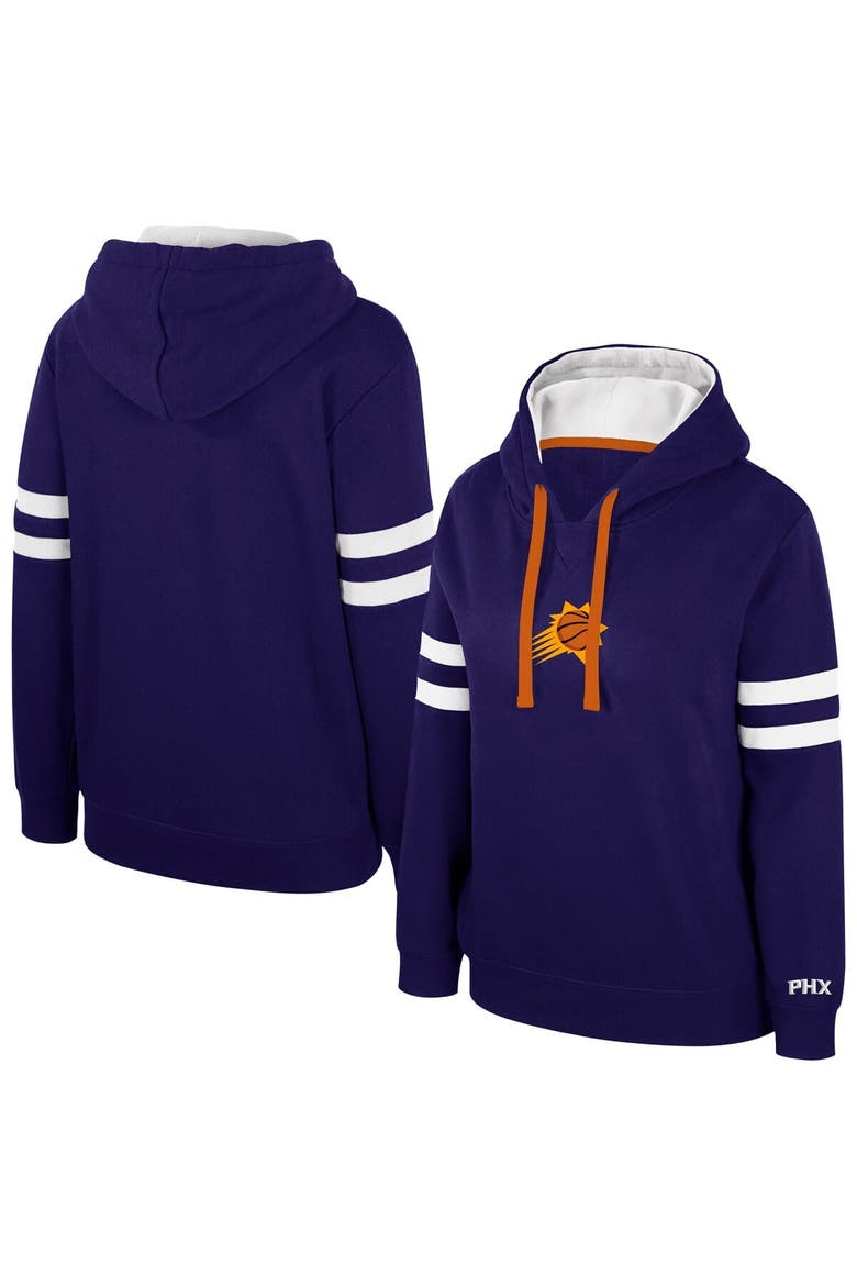 Women's Stadium Essentials Purple Phoenix Suns Road Game Pullover Hoodie, Main, color, Purple