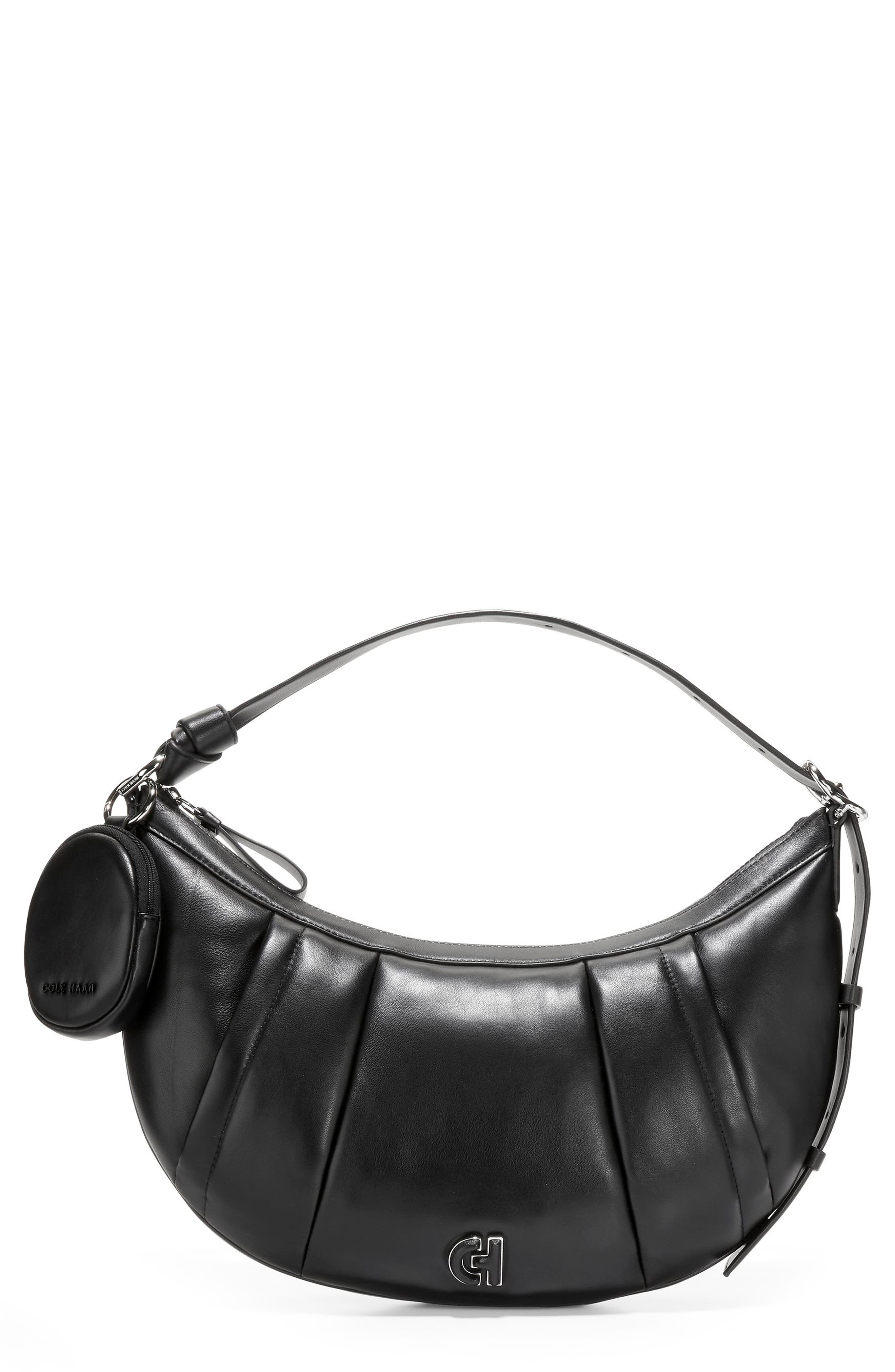 Cole Haan Quilted Leather Hobo Bag, Main, color, 