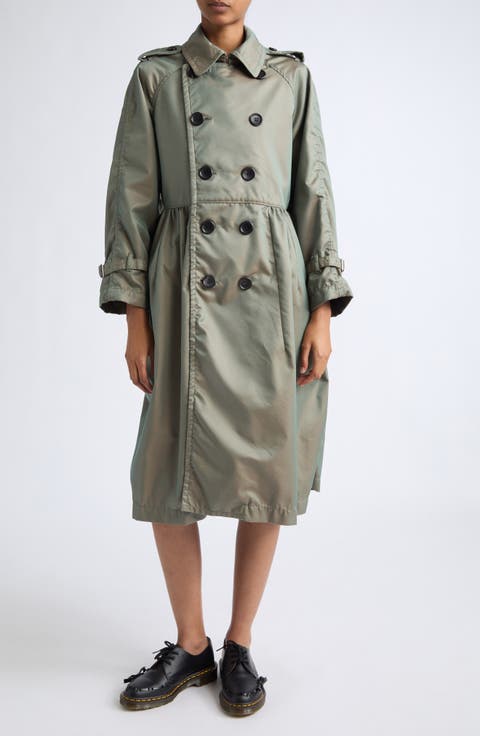 Double Breasted Twill Coat