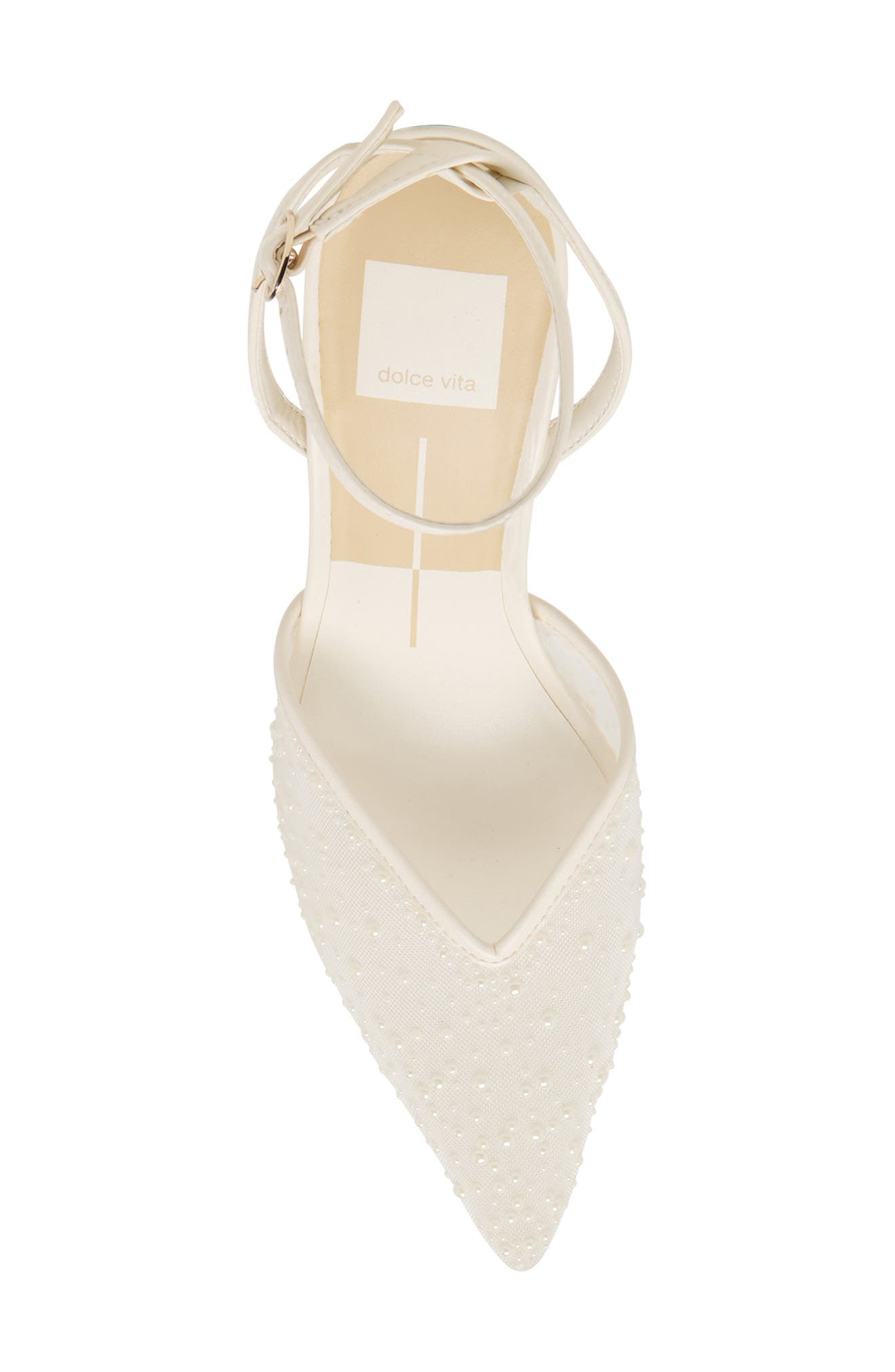 Dolce Vita Keisha Pearl Pump, Alternate, color, Ivory Mesh