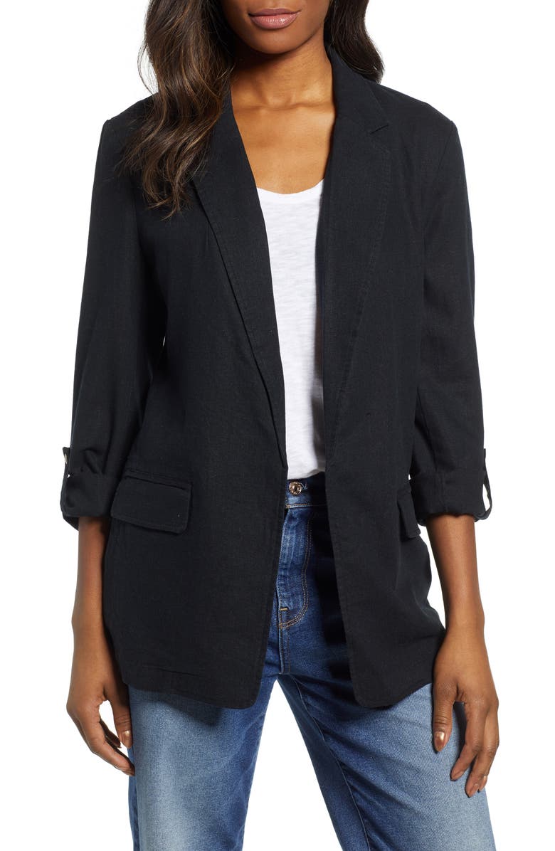 Caslon<sup>®</sup> Boyfriend Blazer, Main, color,