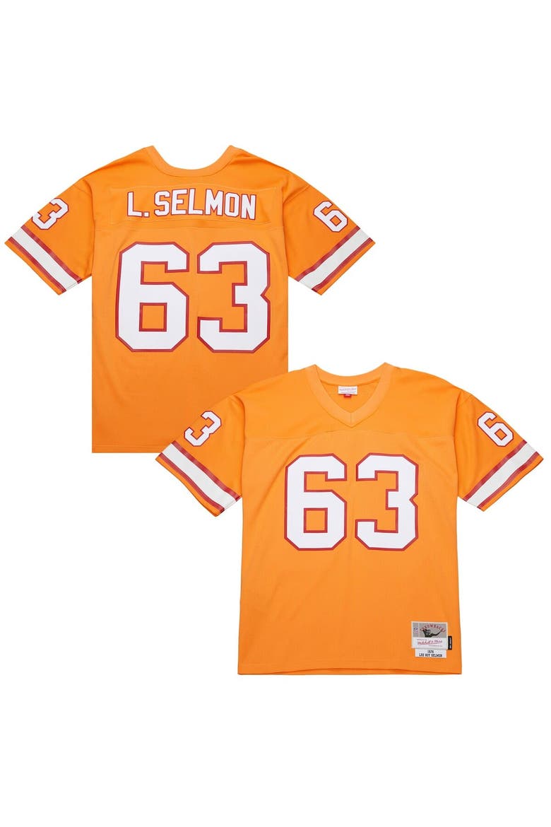 Men's Mitchell & Ness Lee Roy Selmon Orange Tampa Bay Buccaneers 1976 Legacy Replica Jersey, Main, color, Orange