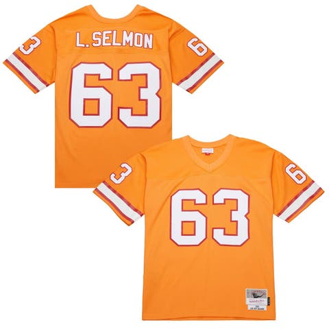 Men's Mitchell & Ness Lee Roy Selmon Orange Tampa Bay Buccaneers 1976 Legacy Replica Jersey