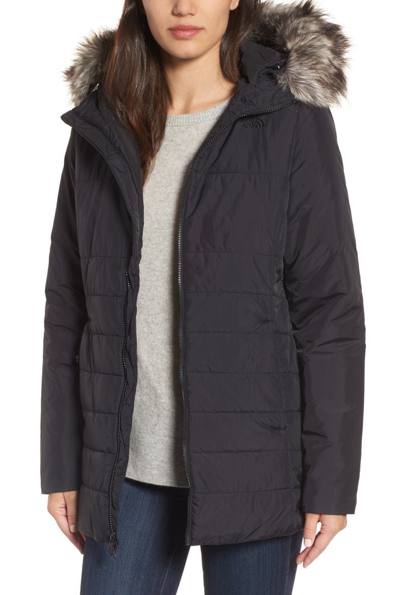 Harway Heatseeker™ Water-Resistant Jacket with Faux Fur Trim video