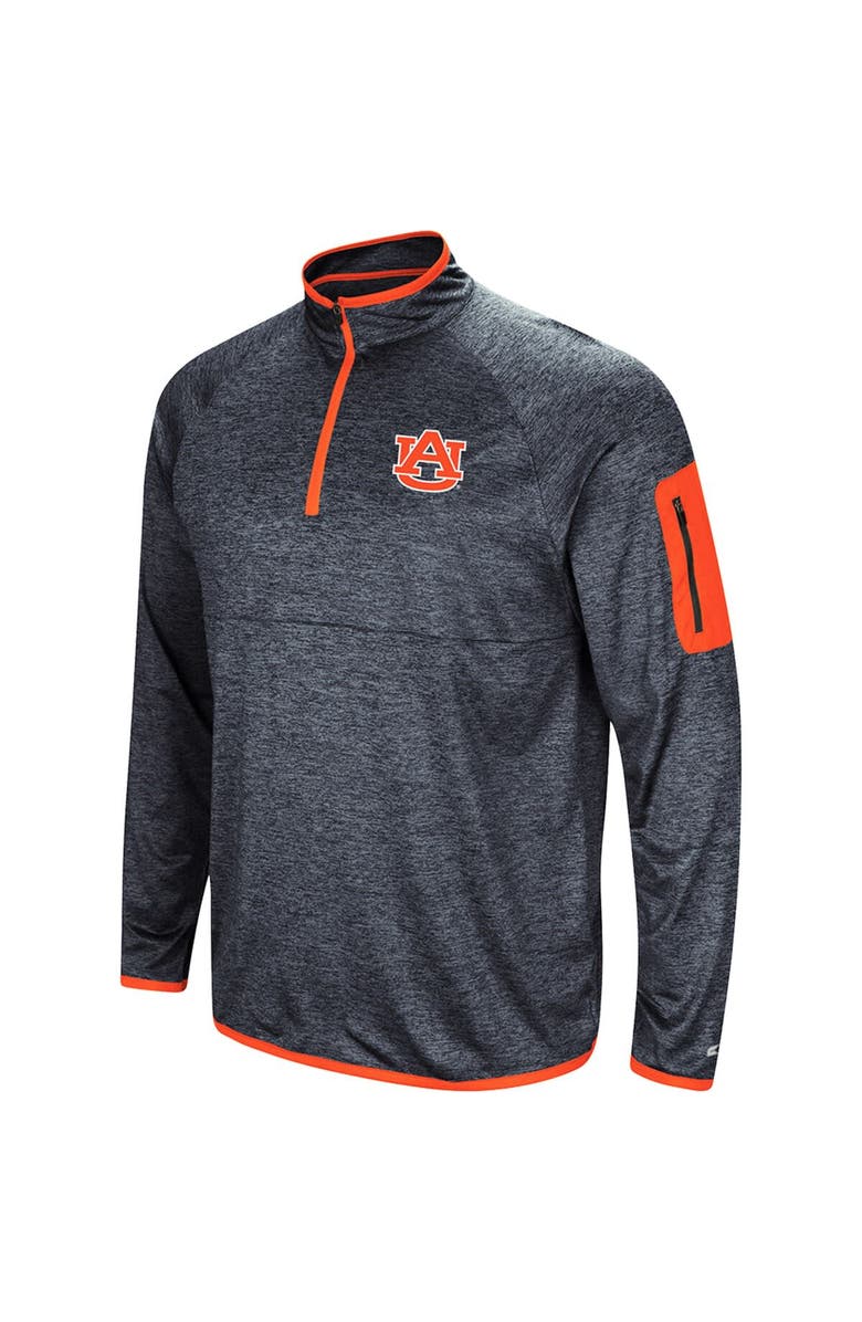 COLOSSEUM Men's Colosseum Navy Auburn Tigers Amnesia Lightweight Quarter-Zip Pullover, Main, color, Navy